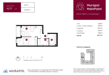 Mieszkanie w inwestycji: Murapol MainPoint
