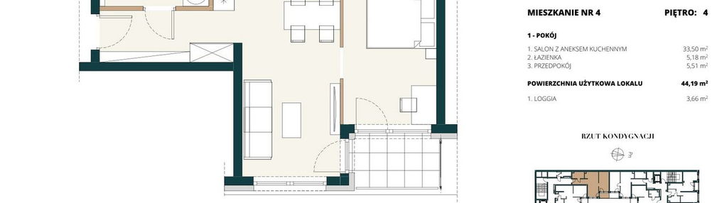 Mieszkanie w inwestycji: Przy Placu Wolności
