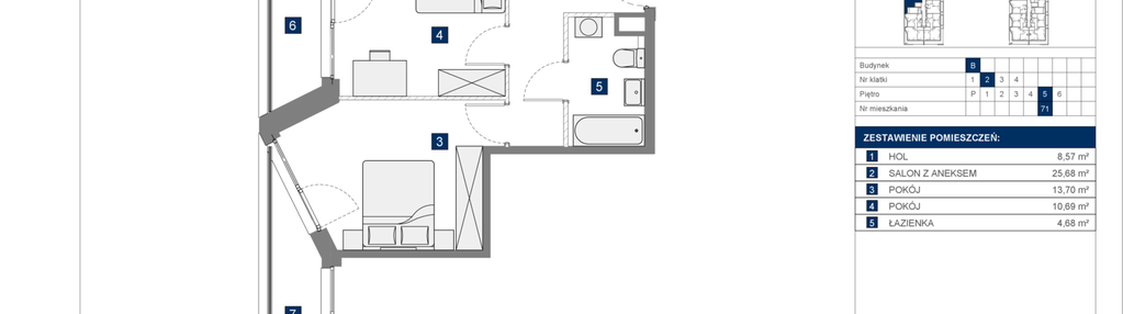 Mieszkanie w inwestycji: Osiedle przy Wielickiej etap 1.2