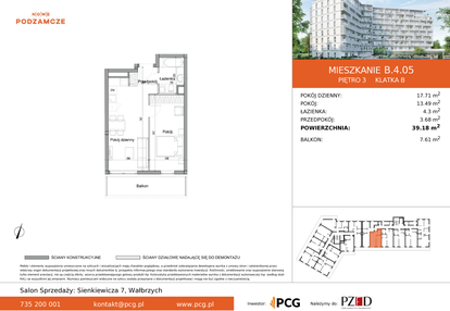 Mieszkanie w inwestycji: Nowe Podzamcze