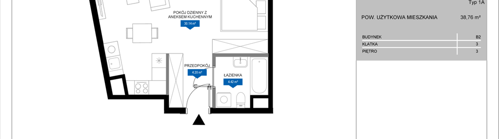 Mieszkanie w inwestycji: Flow - bud. B2 A i bud. B2 B