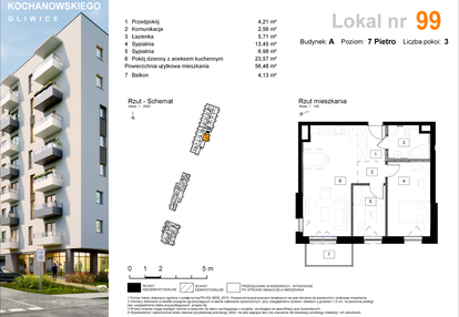 Mieszkanie w inwestycji: Osiedle Kochanowskiego - Gliwice