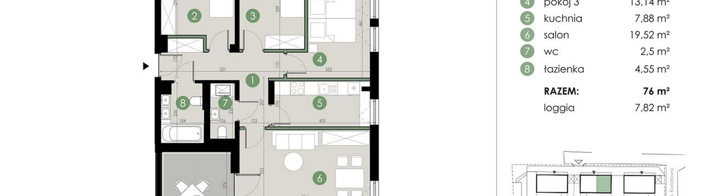Mieszkanie w inwestycji: Osiedle Kwiatowa