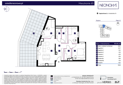 Mieszkanie w inwestycji: Osiedle Neonowe