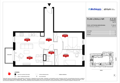 Mieszkanie w inwestycji: Atrium - Nowy Szczepin