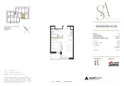 Mieszkanie w inwestycji: Sand Apartments