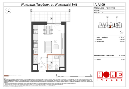 Mieszkanie w inwestycji: Warszawski Świt etap VII