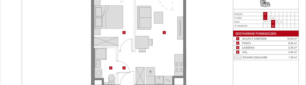 Mieszkanie w inwestycji: Dzielnica Mieszkaniowa Metro Zachód - etap 8.2