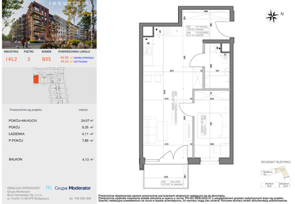 Mieszkanie w inwestycji: Industria etap I-B