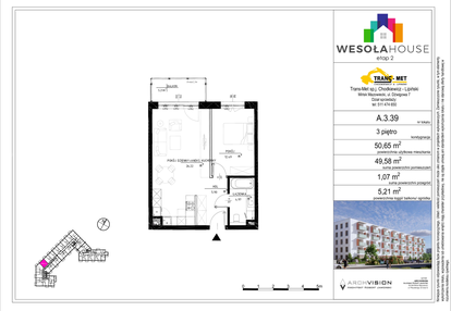 Mieszkanie w inwestycji: Wesoła House Etap II