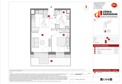 Mieszkanie w inwestycji: Osiedle Górka Narodowa etap 5