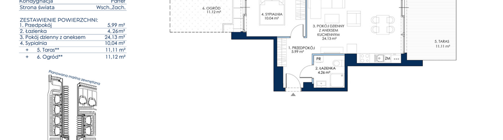 Mieszkanie w inwestycji: Sol Marina etap III