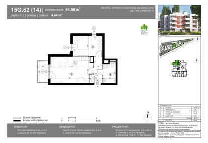 Mieszkanie w inwestycji: Zielone Zamienie X