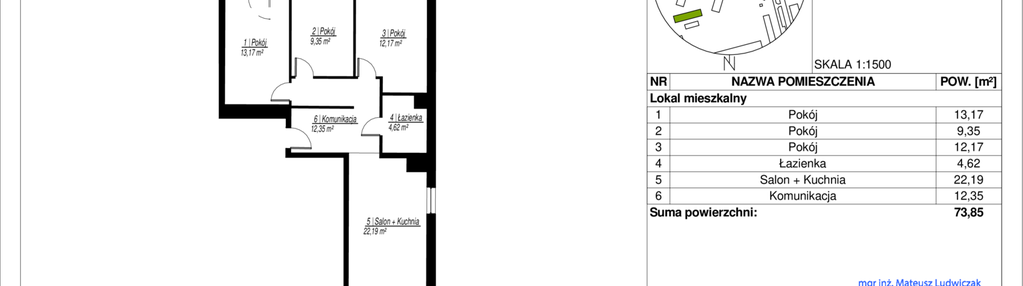 Mieszkanie w inwestycji: Jasielska 8C etap II