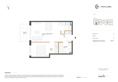 Mieszkanie w inwestycji: Popularna 35