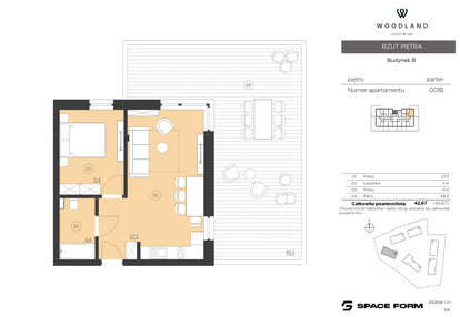 Mieszkanie w inwestycji: Woodland Resort&Spa