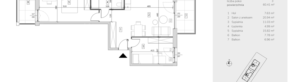 Mieszkanie w inwestycji: Orzechowa 2