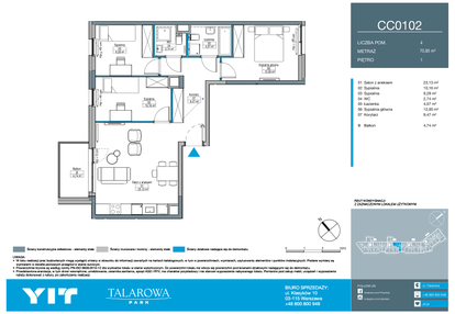 Mieszkanie w inwestycji: Talarowa Park