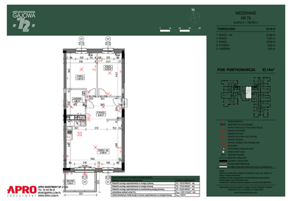 Mieszkanie w inwestycji: Wspólnota Mieszkaniowa Gajowa 72