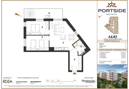 Mieszkanie w inwestycji: Portside Bałtycka