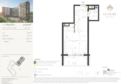 Mieszkanie w inwestycji: LUXURY POINT