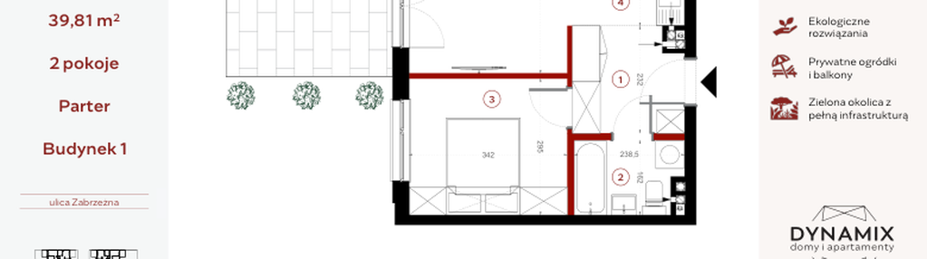 Mieszkanie w inwestycji: Apartamenty Dwie Rzeki