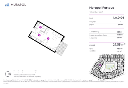 Mieszkanie w inwestycji: Murapol Portovo etap II