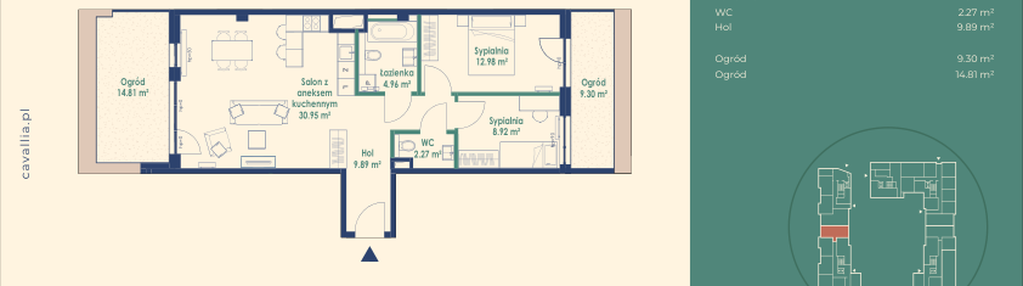 Mieszkanie w inwestycji: Cavallia