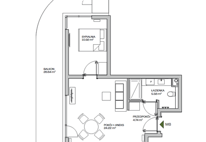 Mieszkanie w inwestycji: Zielona Marina - Apartamenty inwestycyjne