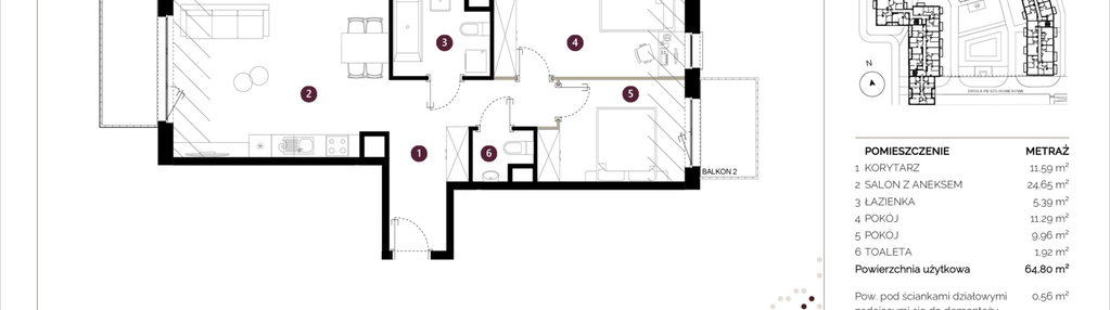 Mieszkanie w inwestycji: Osiedle Witaj etap II