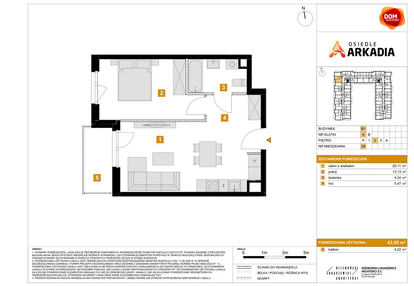 Mieszkanie w inwestycji: Osiedle Arkadia etap 2