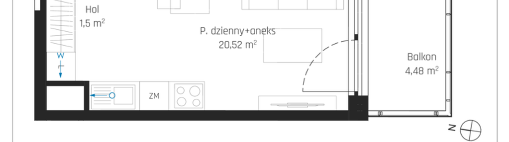 Mieszkanie w inwestycji: Nadmotławie Apartments etap I