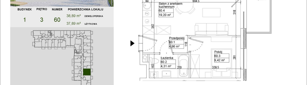 Mieszkanie w inwestycji: Aleja Mickiewicza
