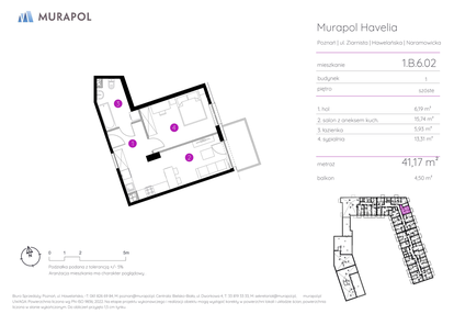 Mieszkanie w inwestycji: Murapol Havelia