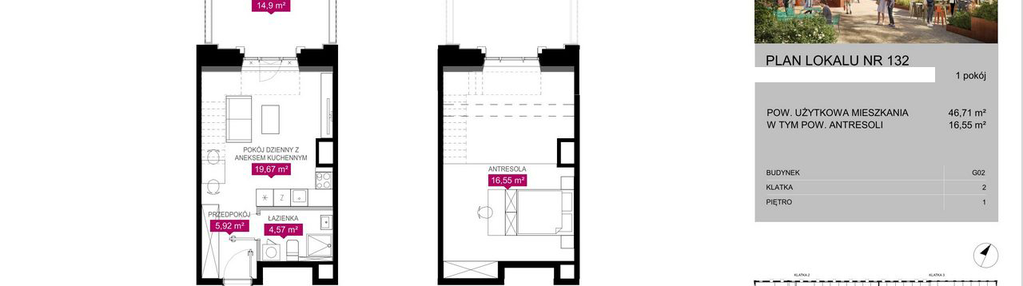 Mieszkanie w inwestycji: Fuzja Lofty