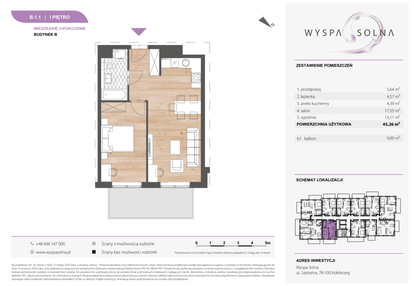 Mieszkanie w inwestycji: Wyspa Solna Etap III, budynek B