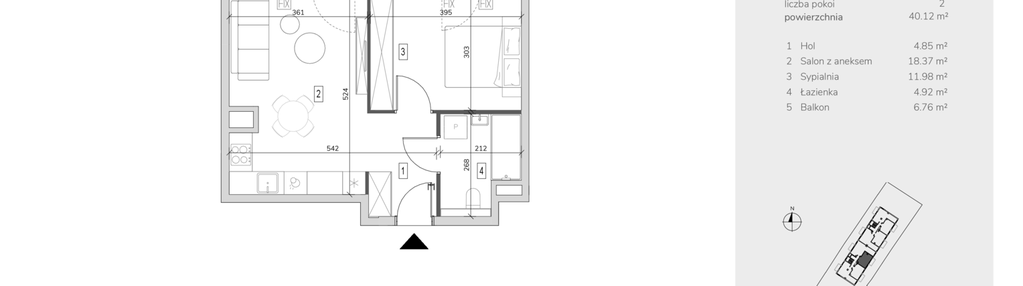 Mieszkanie w inwestycji: Orzechowa 2