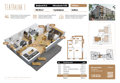 Mieszkanie w inwestycji: Teatralna 3