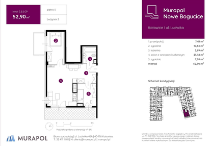 Mieszkanie w inwestycji: Murapol Nowe Bogucice