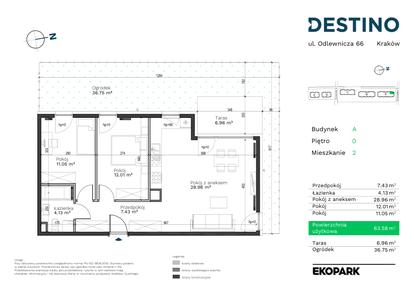 Mieszkanie w inwestycji: Destino