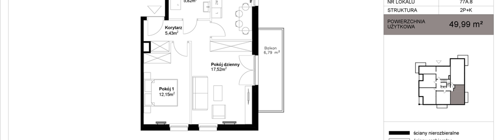 Mieszkanie w inwestycji: Strzeszyńska 77