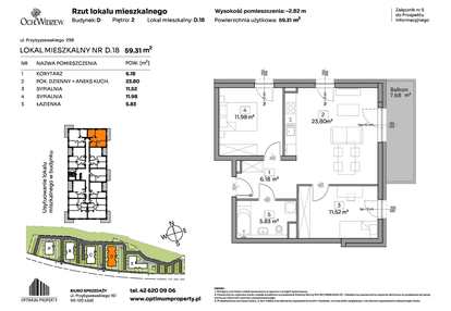 Mieszkanie w inwestycji: Och!Widzew