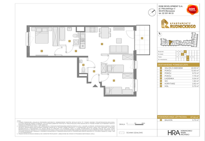 Mieszkanie w inwestycji: Apartamenty Rudnickiego