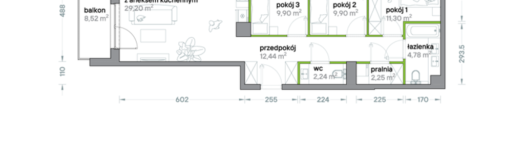Mieszkanie w inwestycji: Podhalańska Vita