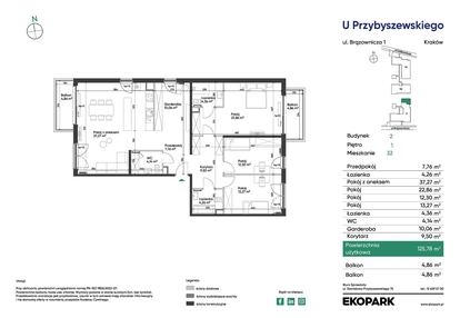 Mieszkanie w inwestycji: U Przybyszewskiego etap 4