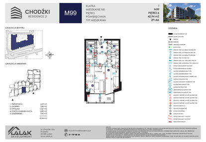 Mieszkanie w inwestycji: Chodźki Residence 2