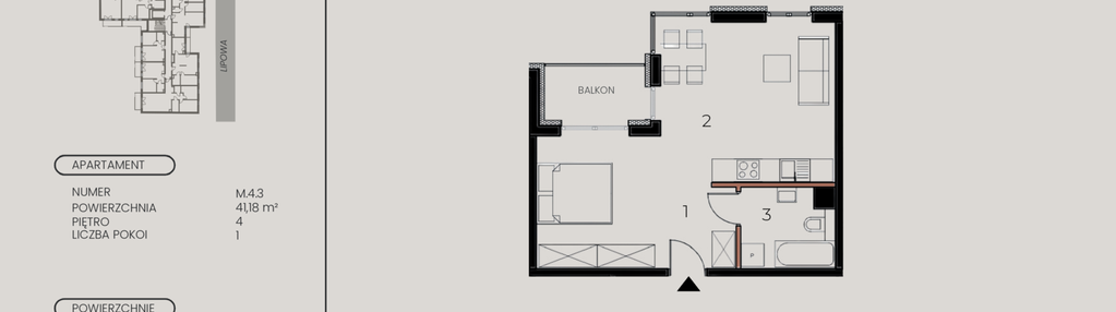 Mieszkanie w inwestycji: Lipowa 43