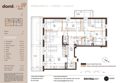Mieszkanie w inwestycji: Domkove Widzew