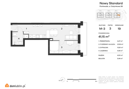 Mieszkanie w inwestycji: Nowy Standard