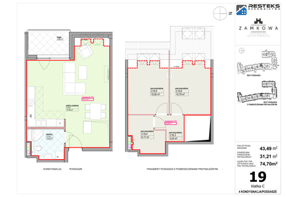 Mieszkanie w inwestycji: Kamienica Zamkowa